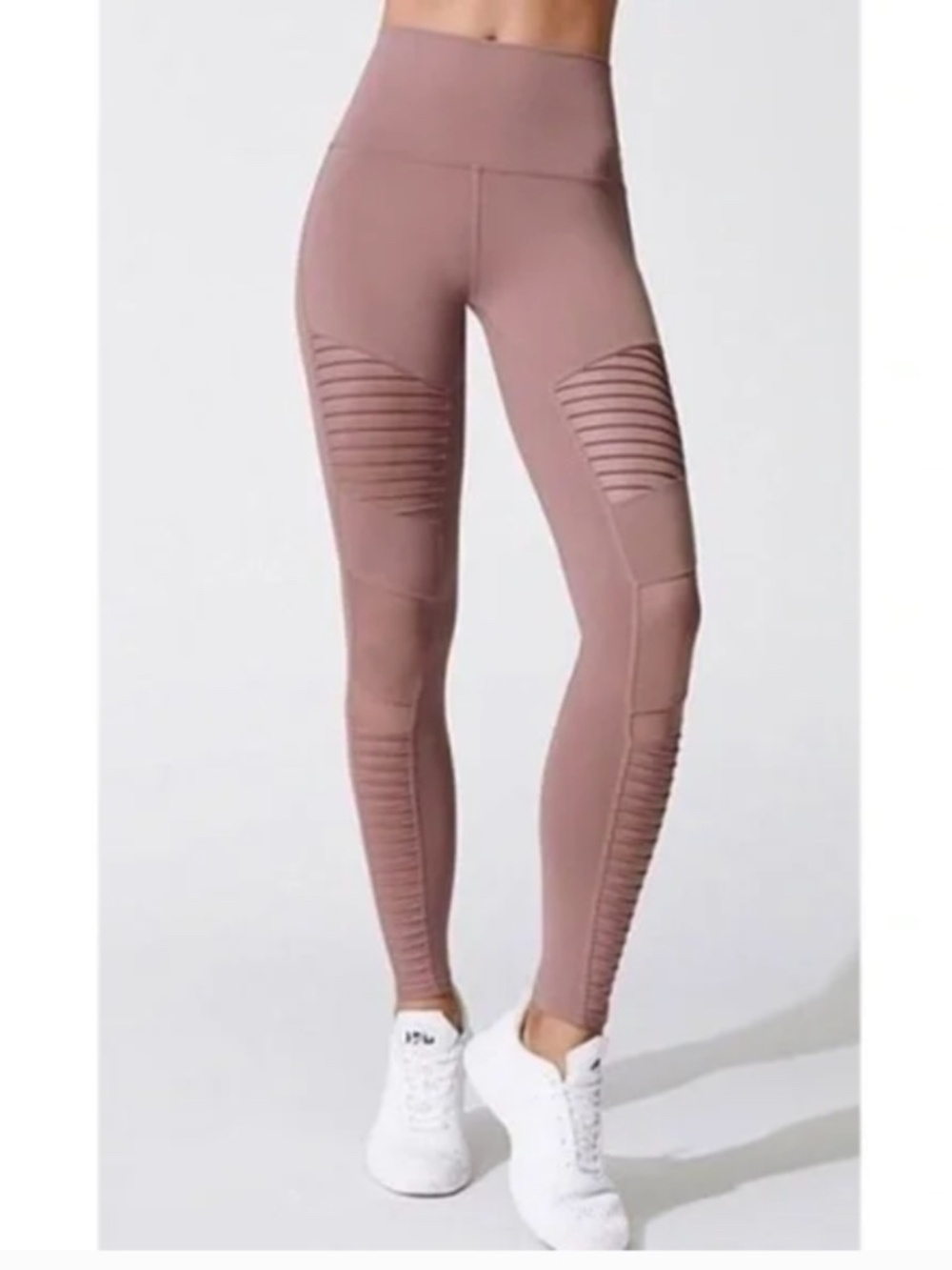 ALO High Waist Moto Legging Smoky Quartz / Smoky Quartz Glossy Size L